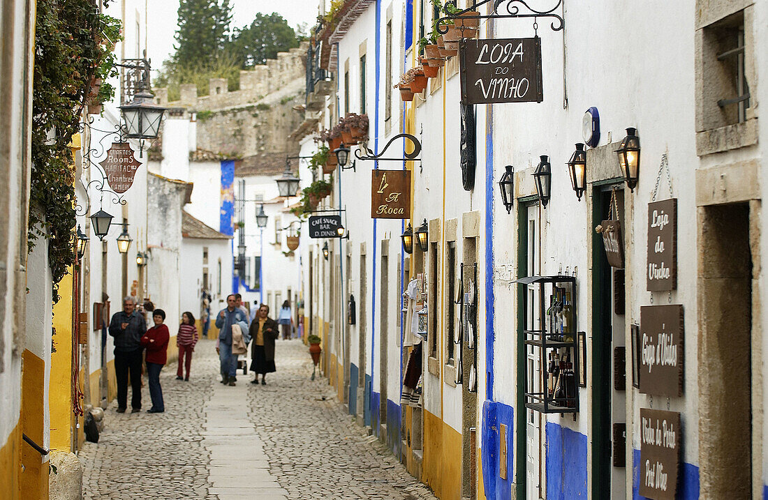 Óbidos. Bezirk von Leiria, Portugal