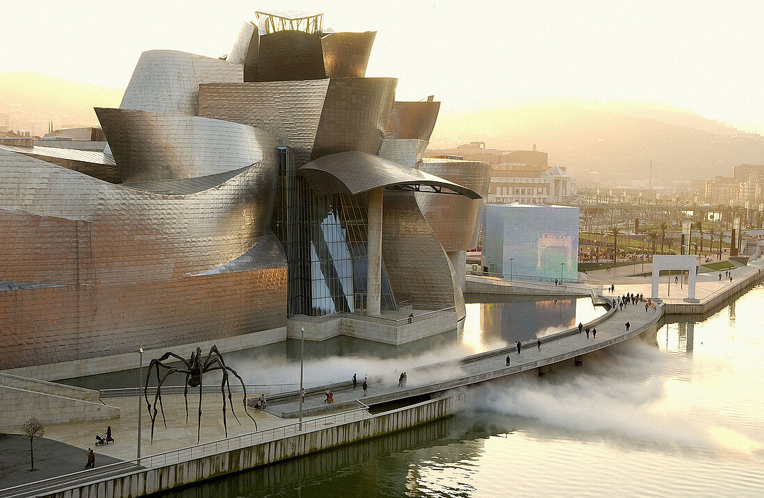 Guggenheim-Museum. Bilbao. Bizkaia. Euskadi. Spanien.