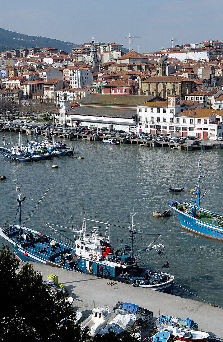 Fischereihafen. Bermeo. Bizkaia. Euskadi. Spanien.