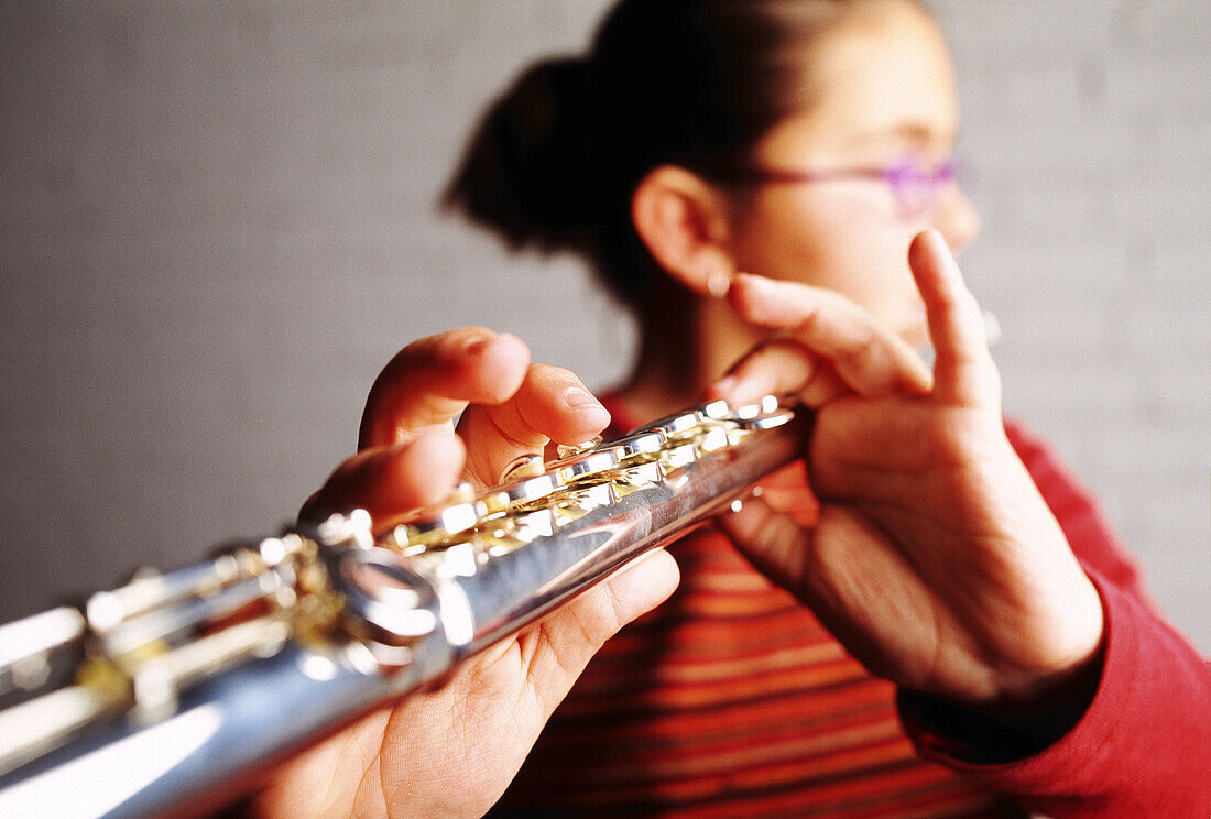 lor, Colour, Contemporary, Dexterity, Eyeglasses, Female, Flute, Flutes, Girl, Girls, Glasses, Hold, Holding, Horizontal, Human, Indoor, Indoors, Infantile, Inside, Interior, Kid, Kids, Learn, Learnin