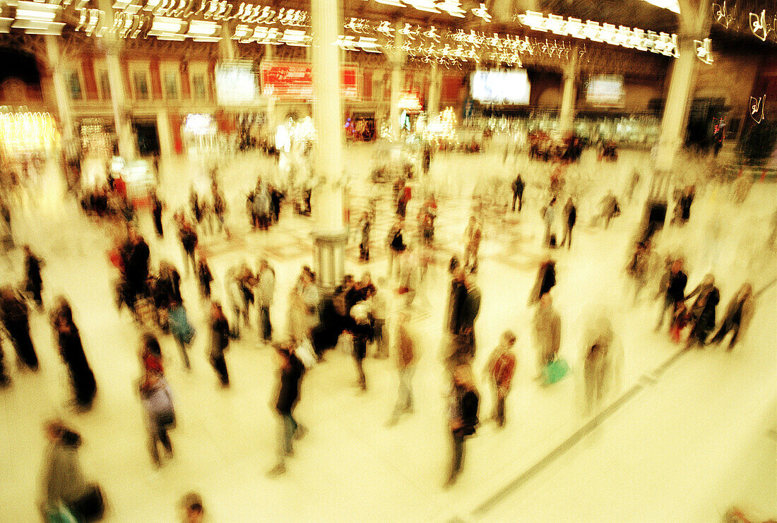 Liverpool Street railway station. London. England