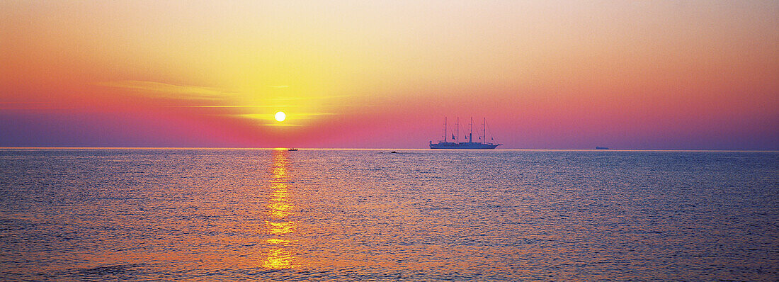 Sunset. Minorca, Balearic Islands. Spain