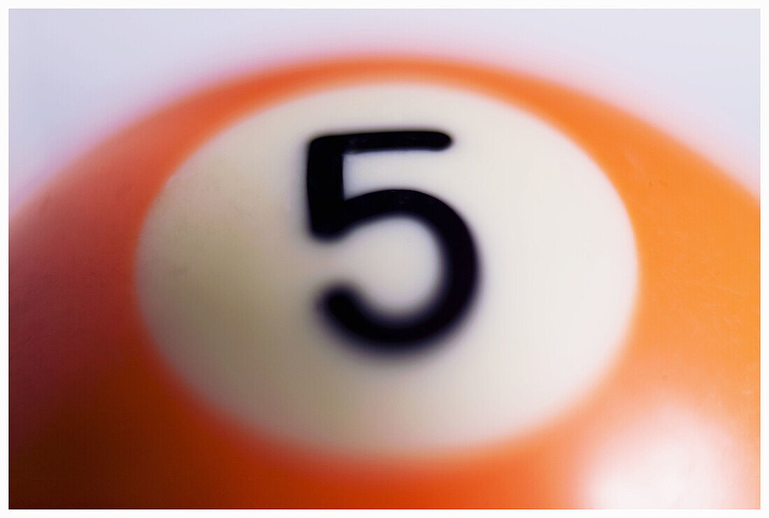  Ball, Balls, Billiards, Close up, Close-up, Closeup, Color, Colour, Concept, Concepts, Detail, Details, Game, Games, Idea, Ideas, Indoor, Indoors, Interior, Leisure, Motionless, Number, Number 5, Number five, Numbers, Object, Objects, One, One item, Play