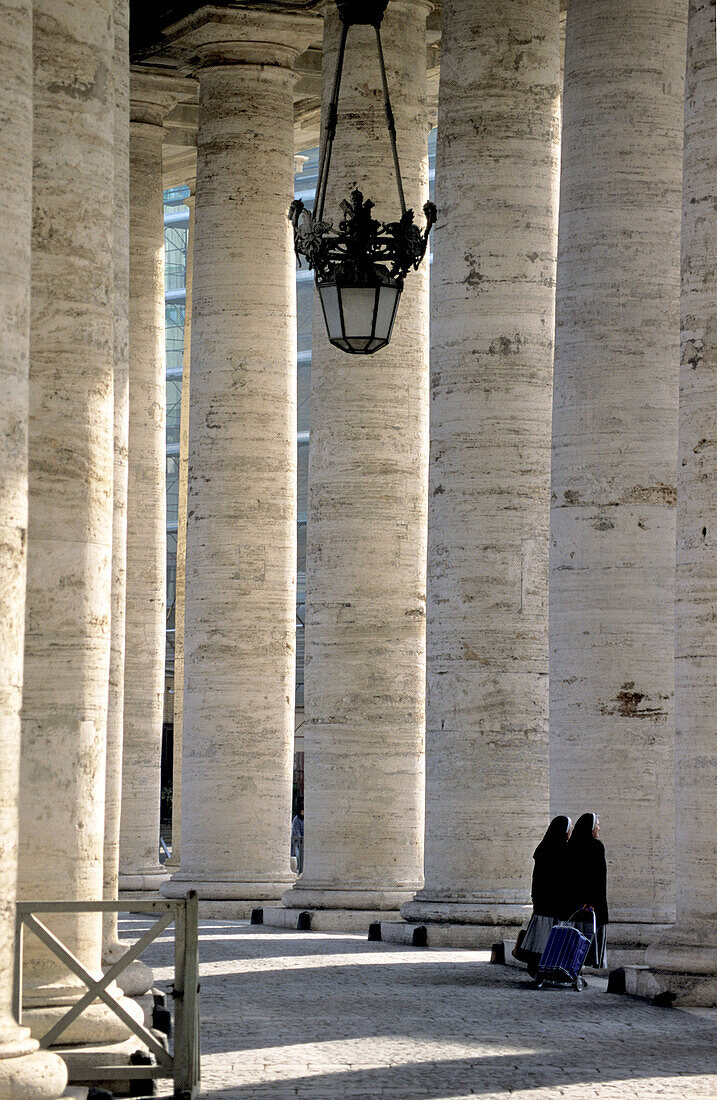 Bernini s colonnade, St. Peter s Square. Vatican. Rome. Italy