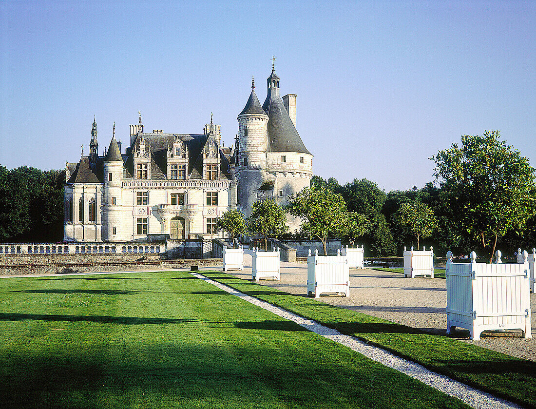 Chenonceaux Castle. Val-de-Loire. France