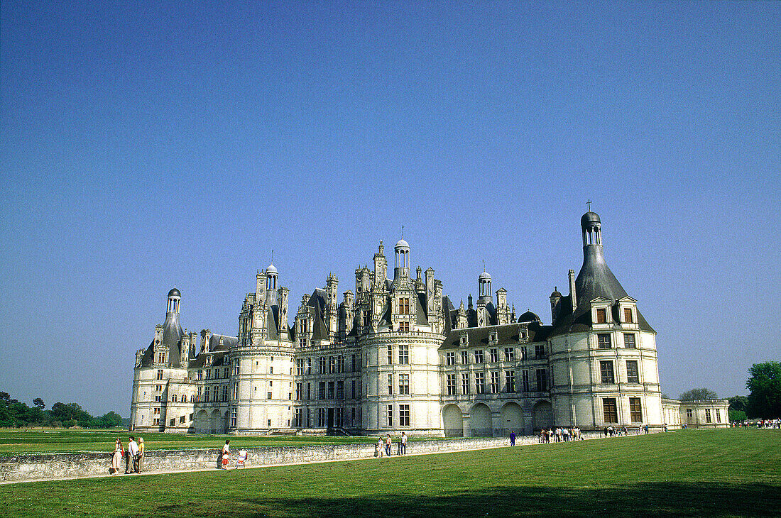 Chambord Castle. Val-de-Loire. France