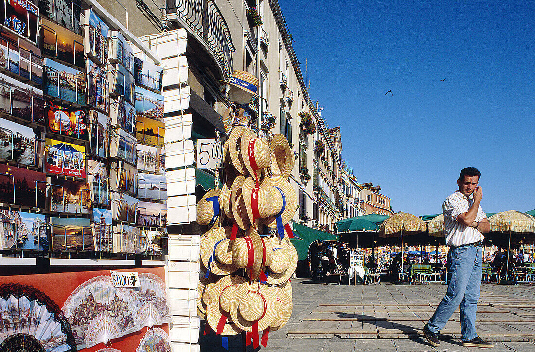 Souvenirs for sale. Venice. Italy