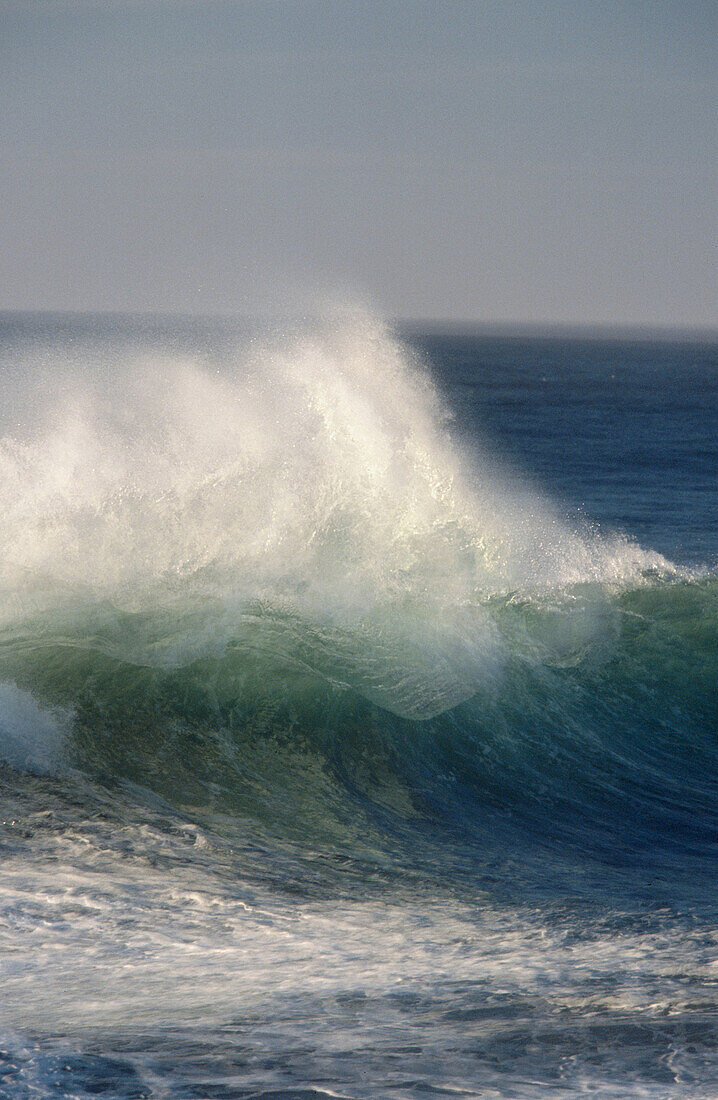 Wave breaks. Cape Kiwanda State Park, Oregon coast. USA.