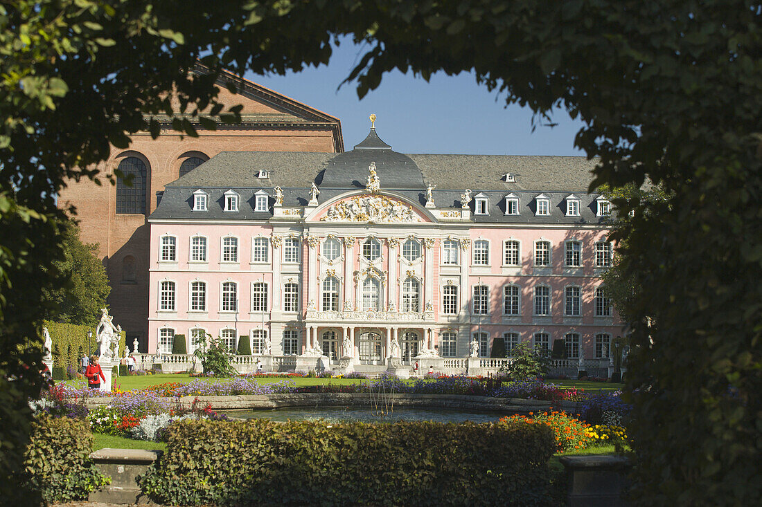 Kurfurstliches Palais-considered one of the most beautiful Rococo palaces in the world.Trier-one of Germany s oldest towns, Western Germany