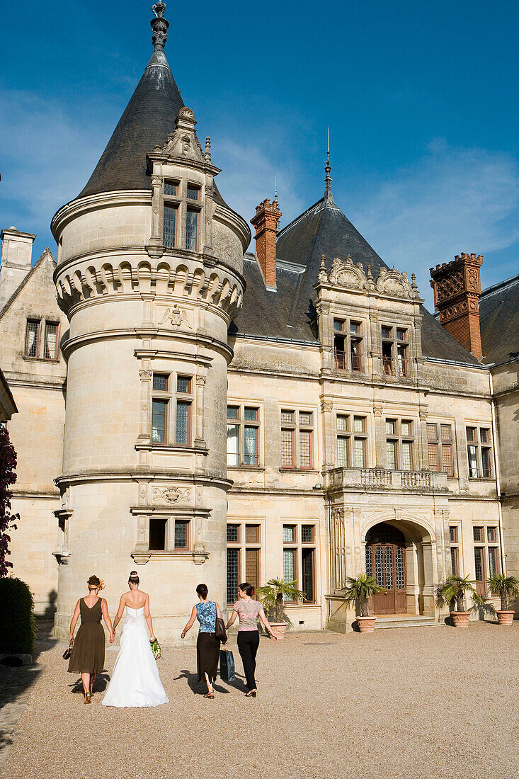 Château de la Bourdaisière, Montlouis-sur-Loire. Touraine, Indre-et-Loire, France