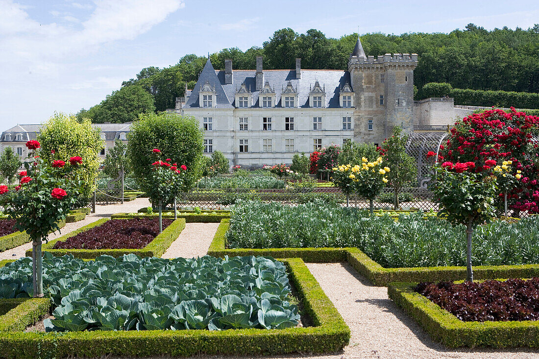 Château de Villandry. Indre-et-Loire, France