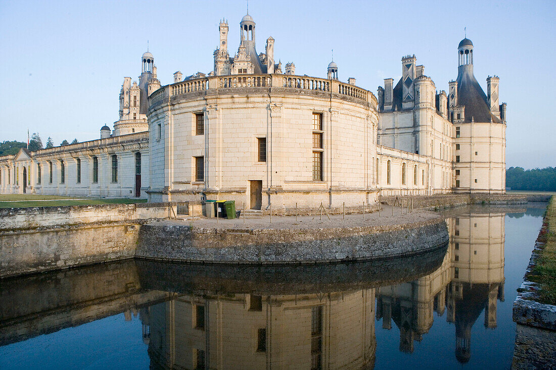 Royal Château at Chambord. Loir-et-Cher, France