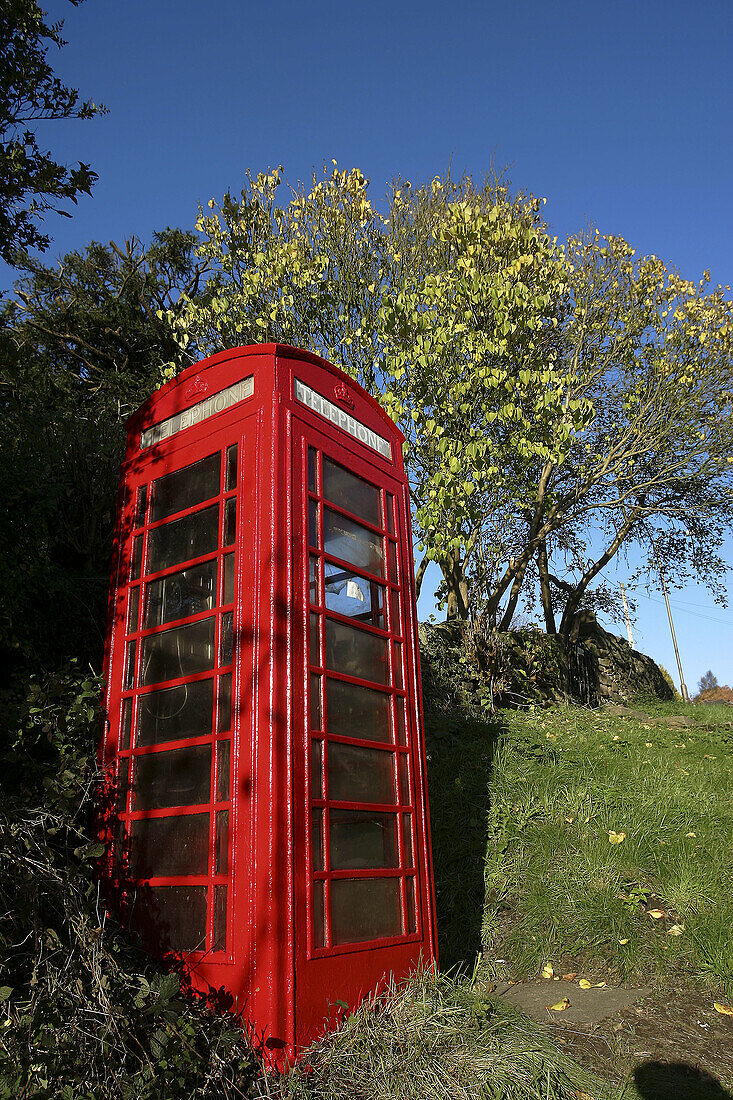 English country phone box