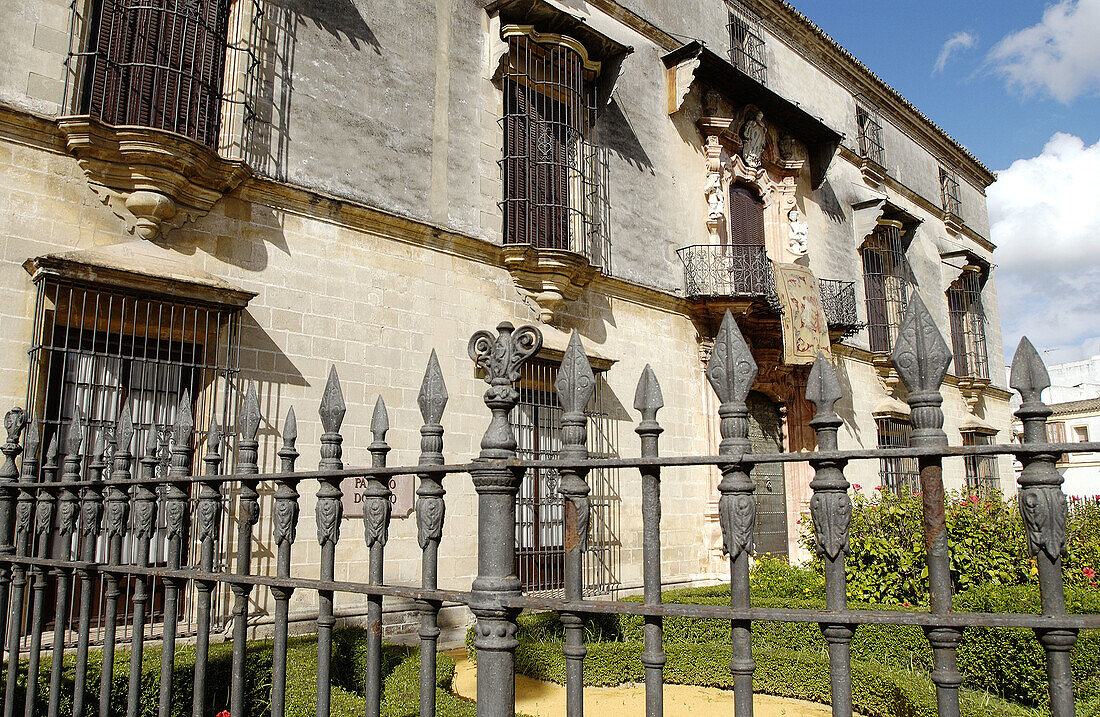 Domecq-Palast (erbaut im 18. Jahrhundert). Jerez de la Frontera. Provinz Cádiz. Spanien