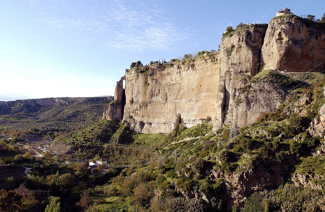 Tajo de Ronda, Berge bei Ronda. Provinz Málaga. Spanien