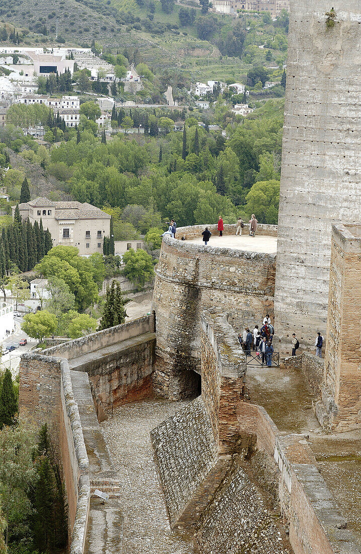 Alcazaba, Alhambra. Granada. Spain