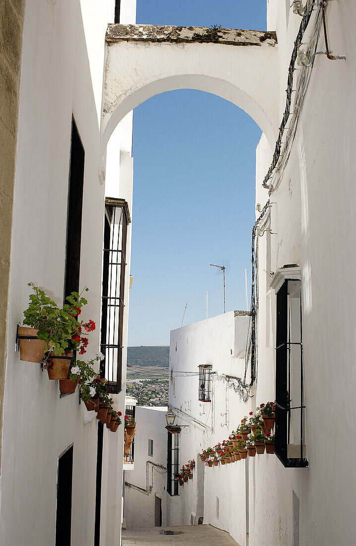 Arcos de la Frontera. Provinz Cádiz. Spanien