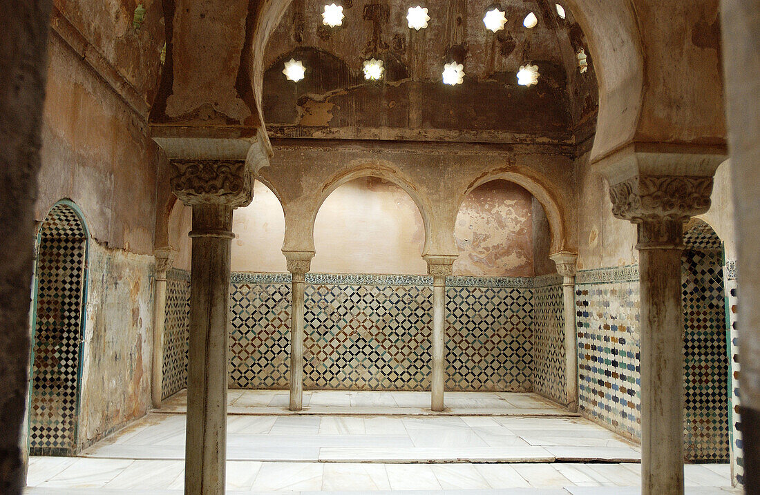 Royal baths, Alhambra. Granada. Spain