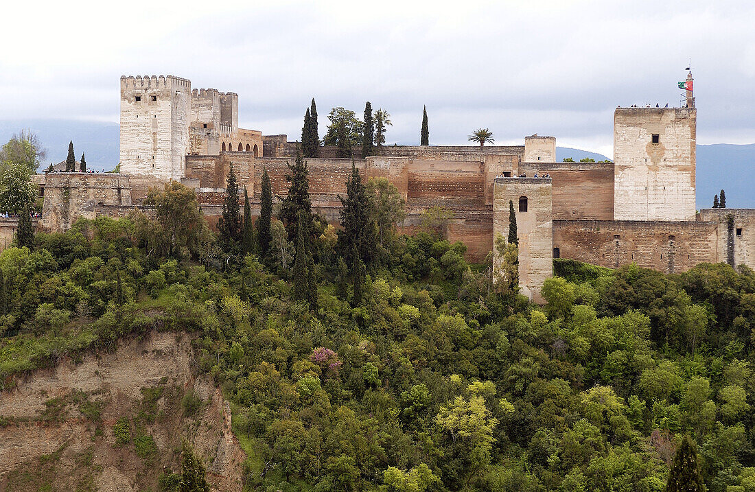 Alcazaba, Alhambra. Granada. Spanien