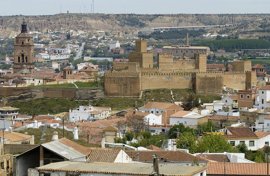 Kathedrale und Alcazaba. Guadix. Provinz Granada. Spanien