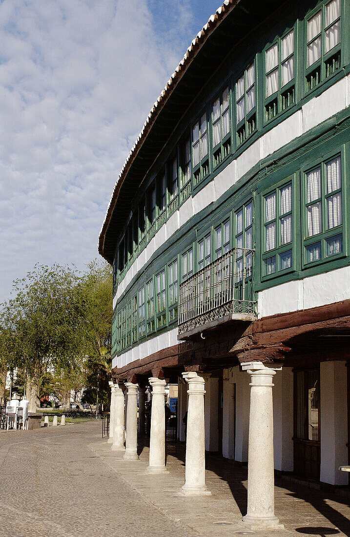 Hauptplatz. Almagro. Provinz Ciudad Real. Spanien