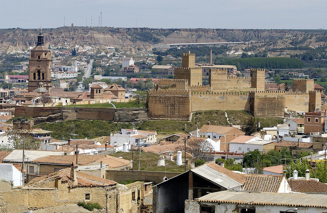 Kathedrale und Alcazaba. Guadix. Provinz Granada. Spanien