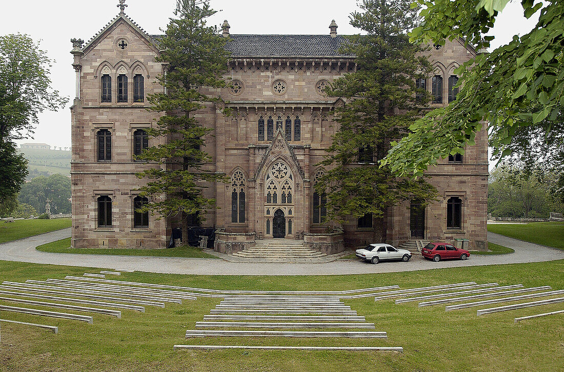 Palacio de Sobrellano built by Joan Martorell i Montells. Comillas. Cantabria, Spain