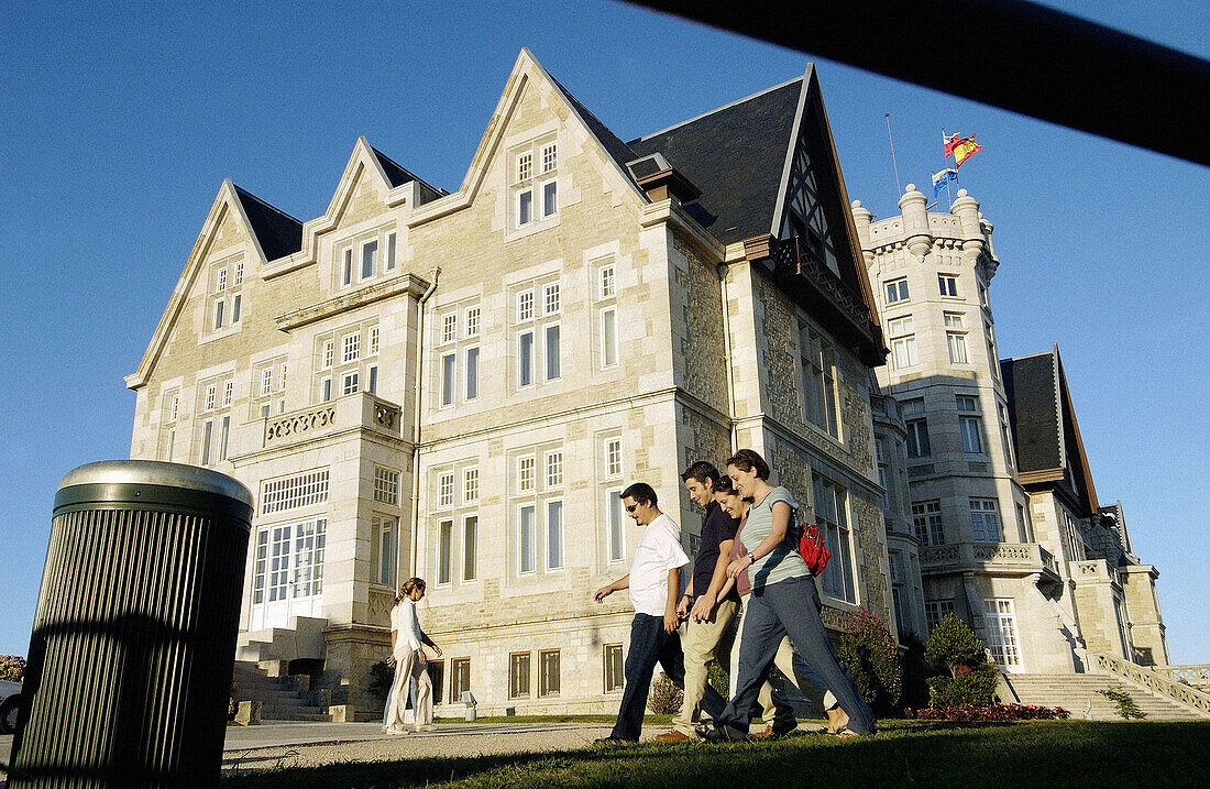 Universidad Internacional Menéndez Pelayo (Internationale Universität Menéndez Pelayo). Palacio de la Magdalena. Santander. Kantabrien. Spanien