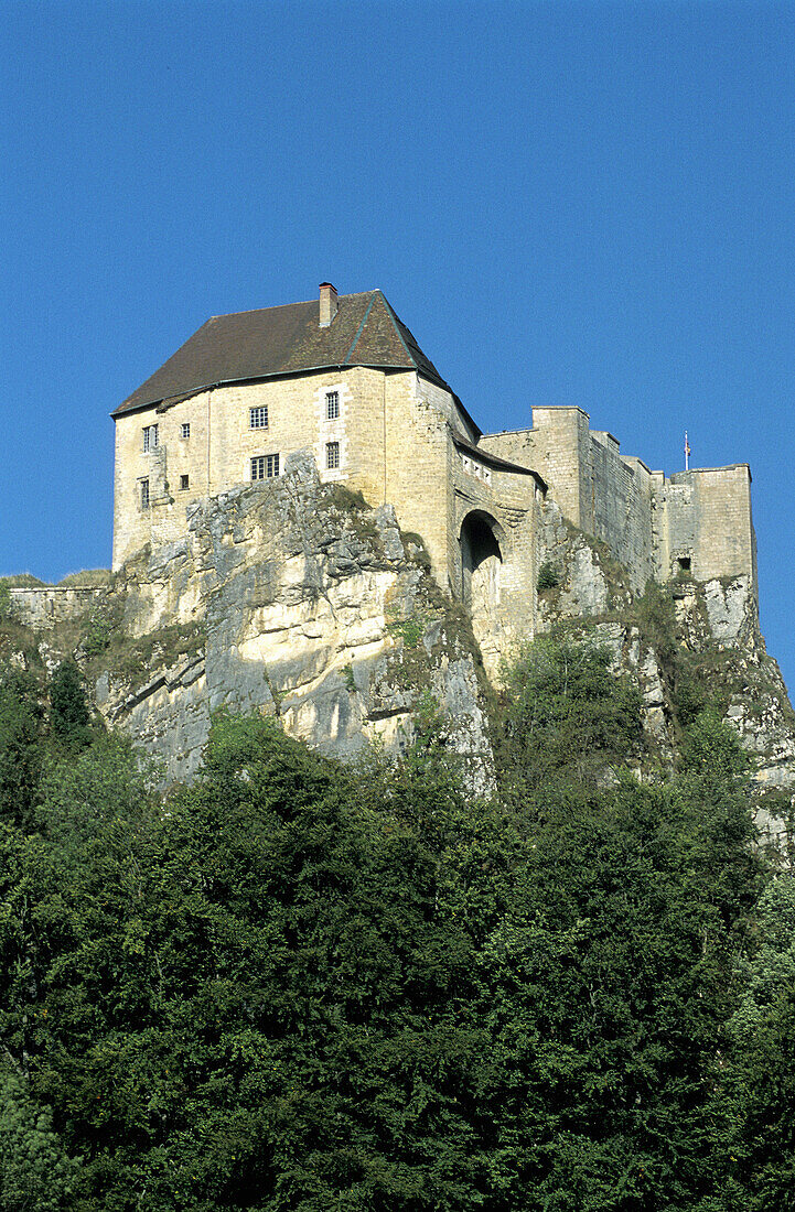Chateau de Joux. Doubs. Franche-Comte. France