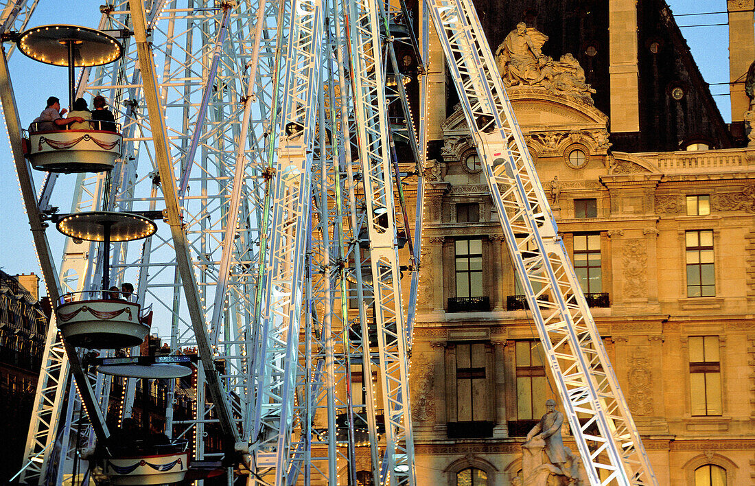 Ferris wheel at Jardin des Tuileries. Paris. France