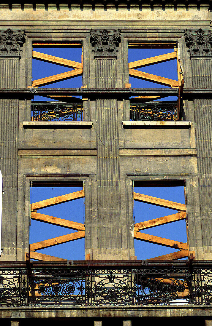 Renovation of classical building. Paris. France