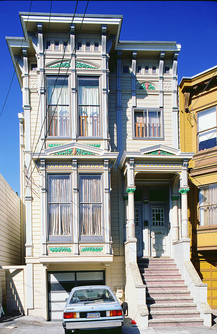Victorian house. San Francisco. California, USA