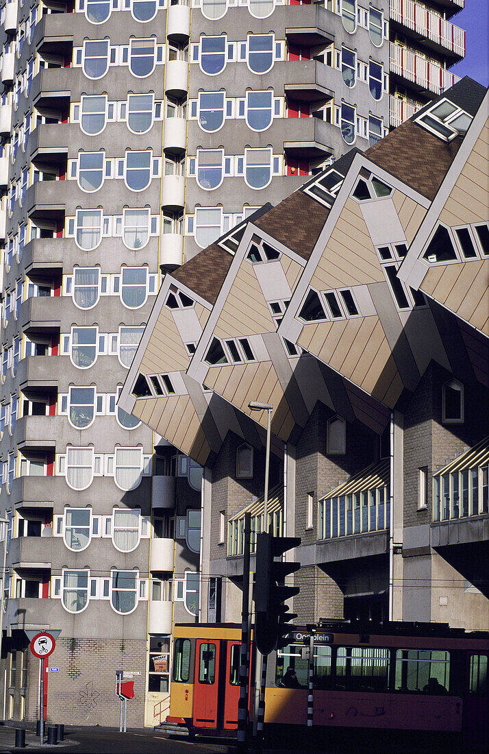 Cubic Houses, by Piet Blom. Oude Haven. Rotterdam. Netherlands
