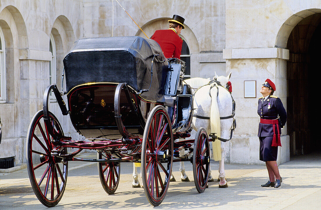 Horse guards. London. England