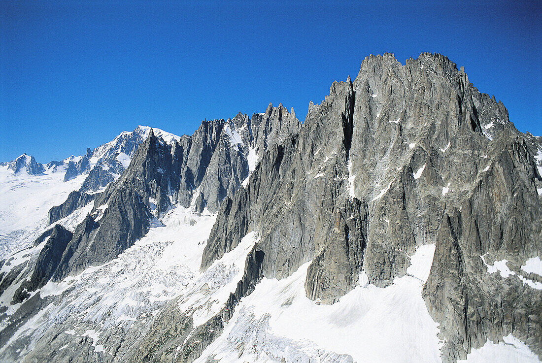 Montblanc. Chamonix. Haute-Savoie. Rhone-Alpes. France