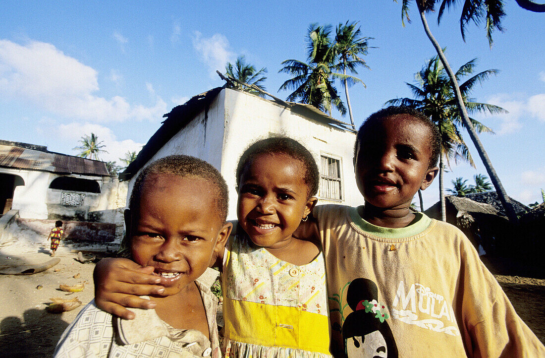 Children. Kipungani. Lamu Island. Indian Ocean Coast. Kenya