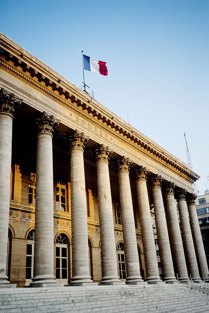 Palais Brongniart, La Bourse Building (Stock Exchange). Paris. France.