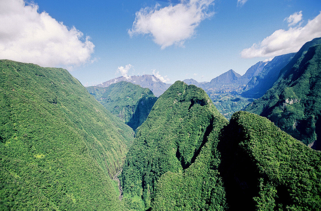 Aerial photography. Réunion Island (France)