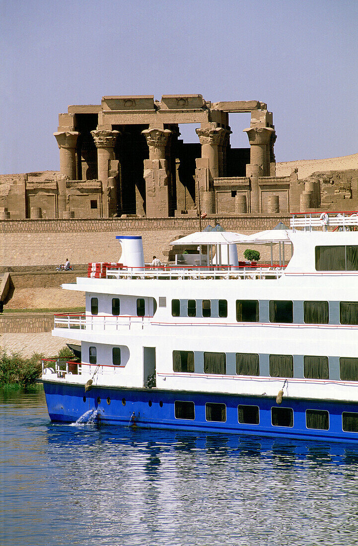 Kom Ombo temple. Cruise on river Nile. Egypt.
