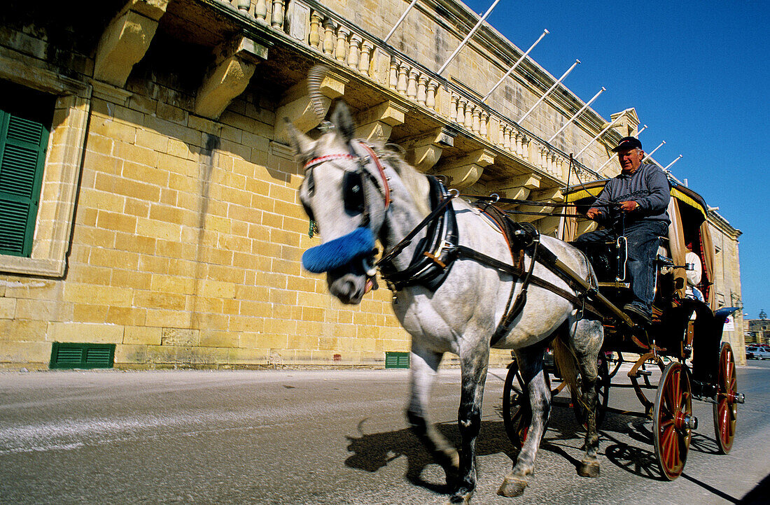 The Knights Hospital, Sacra Infermeria, built in the XVIth century. Valletta. Malta.