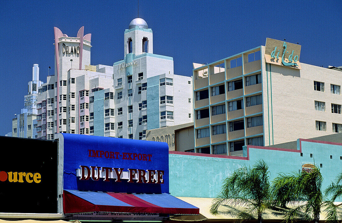 Art Deco district, Miami Beach, Florida. USA.