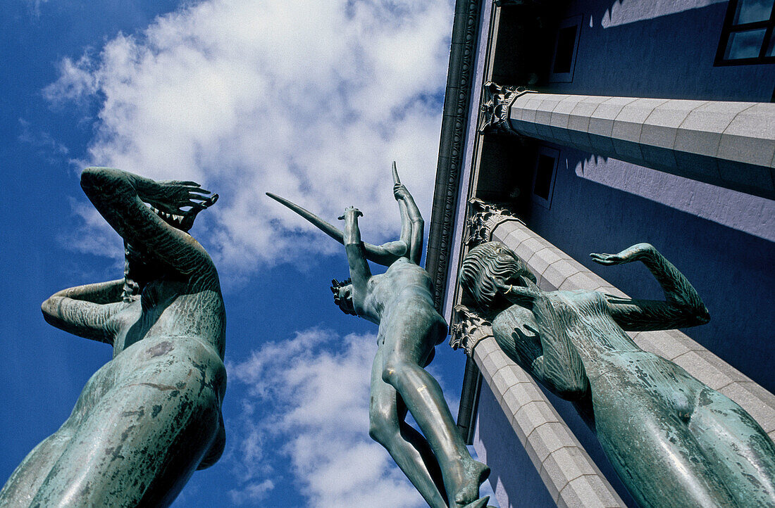 Bronze statues. Stockholm. Sweden