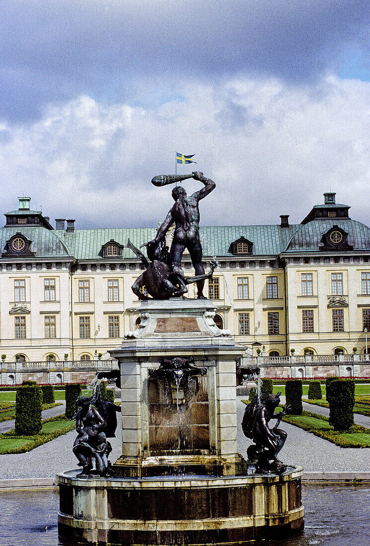 Royal castle of Drottningholm. Stockholm. Sweden