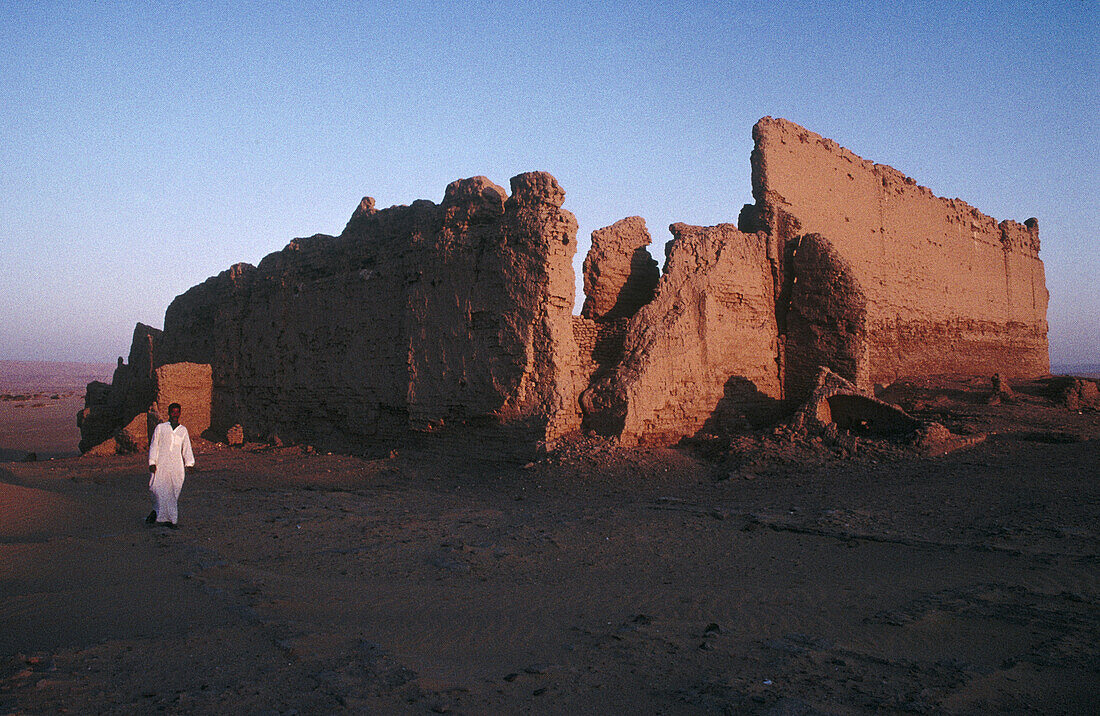 Qasr Dush fortress, Dakhla oasis. Lybian desert, Egypt
