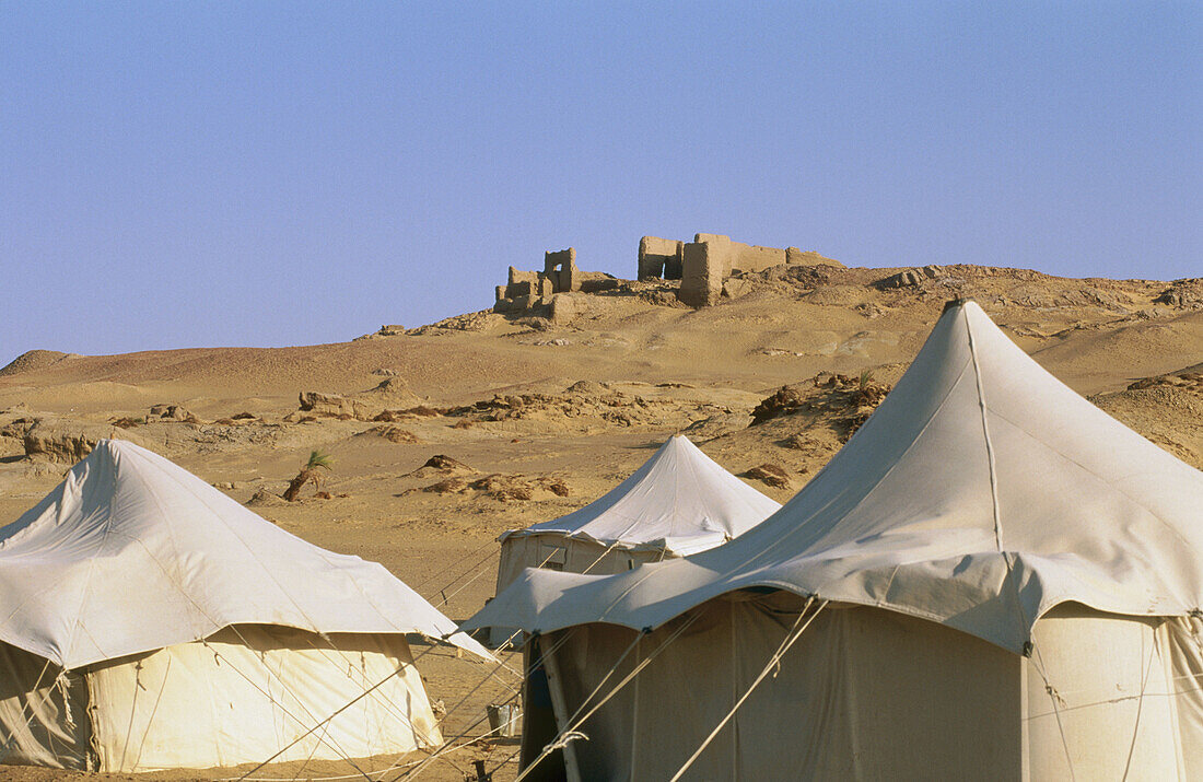 Qasr Dush fortress, Dakhla oasis. Lybian desert, Egypt