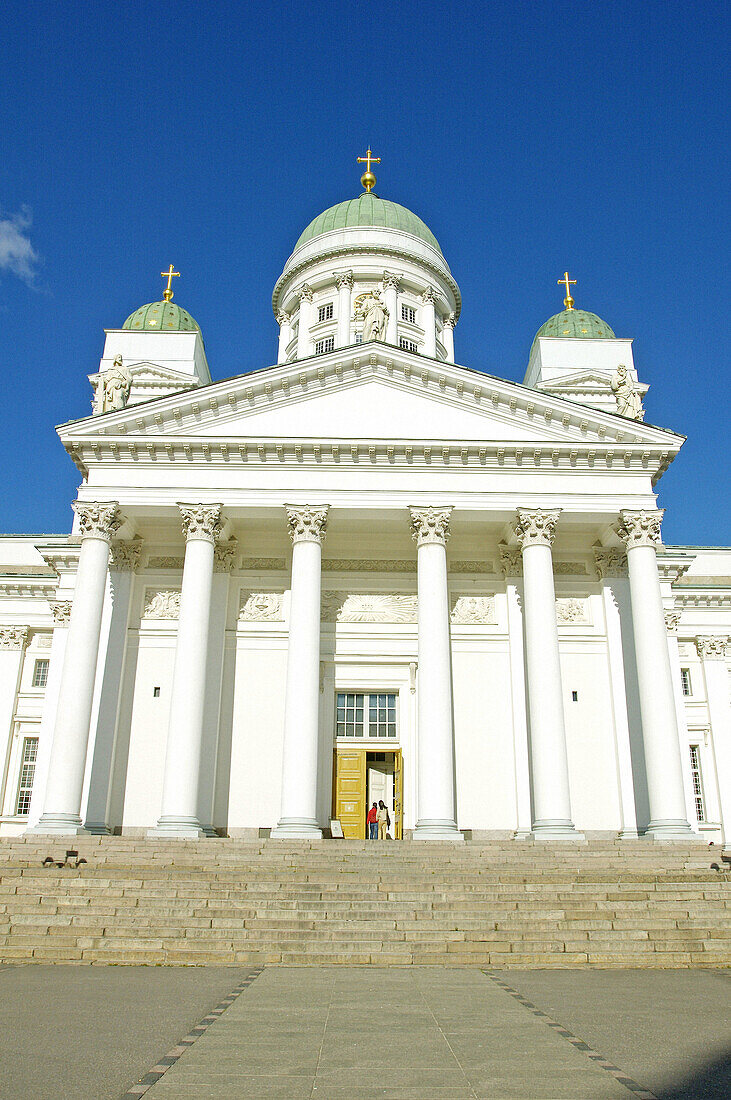 Lutherian Cathedral built in 1852 on the Senate square. Helsinki. Finland