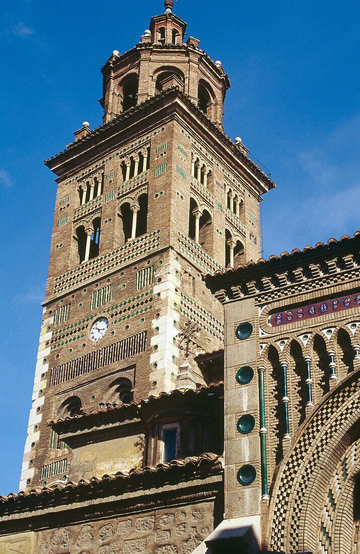 Tower of the cathedral. Teruel. Spain