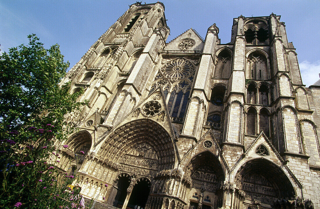 Gothic Cathedral of Saint-Étienne. Bourges. France