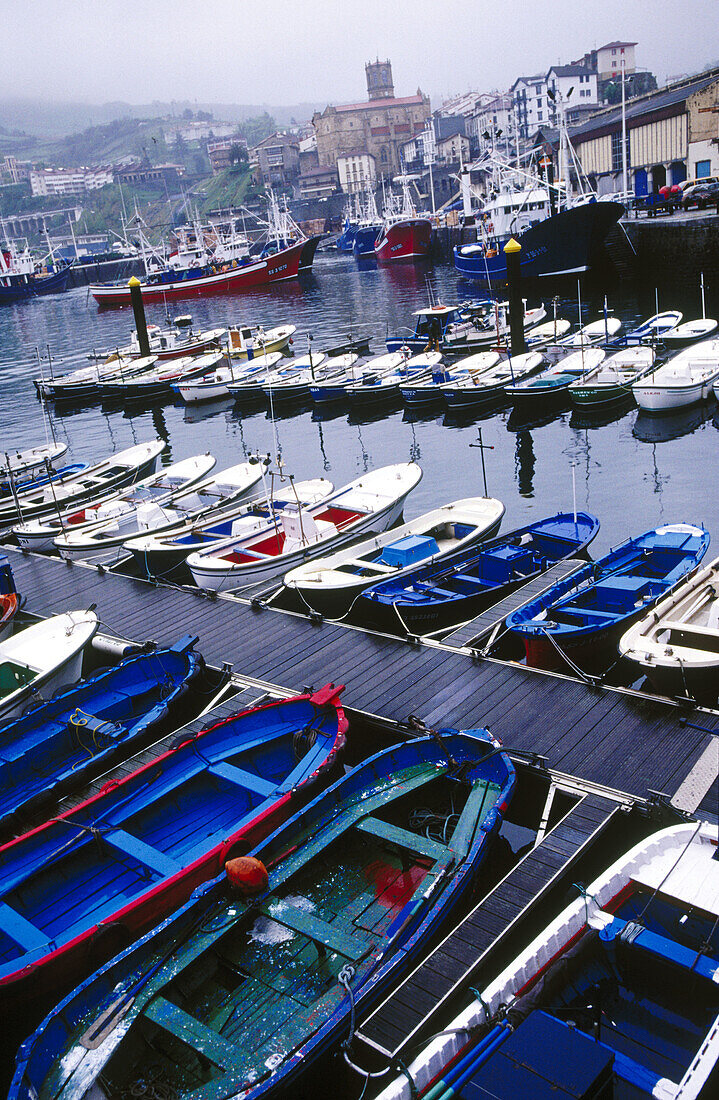 Fischereihafen. Getaria. Guipúzcoa. Spanien