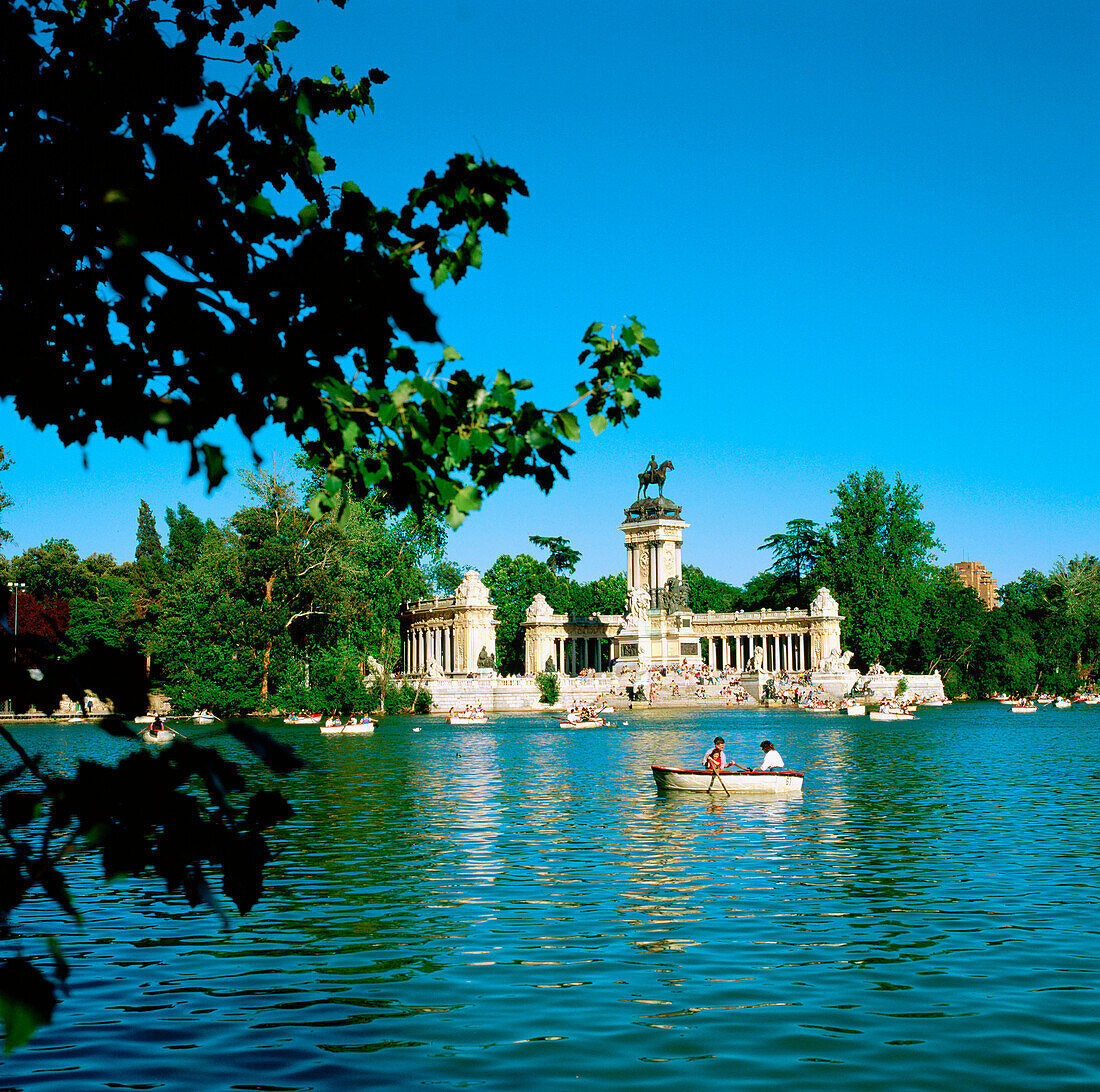 El-Retiro-Park. Madrid. Spanien